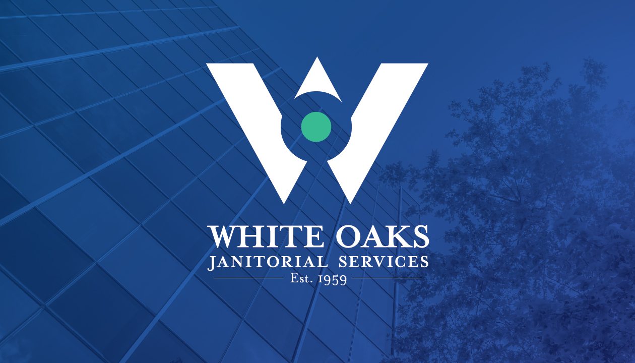 White Oaks Janitorial Services - business card design