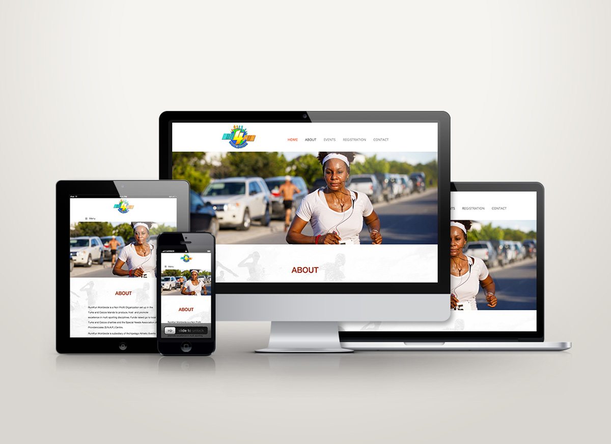 Run4Fun Worldwide: Onepage website